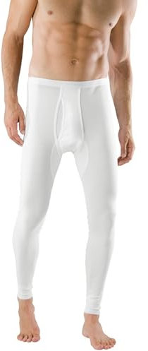 Schiesser Herren Lang Unterhose, WeiÃŸ (100-weiss), 6 EU