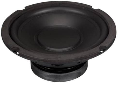 HQ-Power Lautsprecher, Subwoofer, 8, Leistung 350 W/175 W RMS, Impedanz 8 Ω, Schwarz