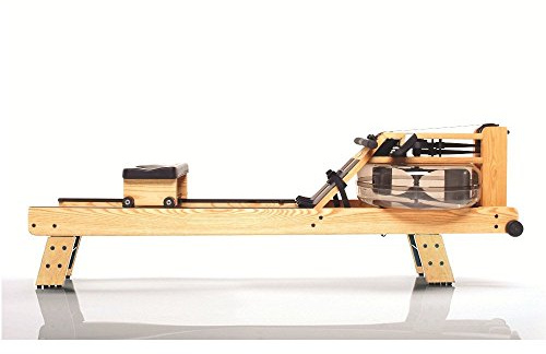 WaterRower Ash Rowing Machine with S4 Monitor | USA Made Water Rower | Original Handcrafted Erg Row Machine for Home Use & Gym