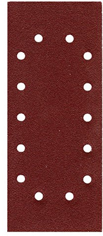 50-pack slippapper slippapper 115 x 280 mm 14 hål korn 40–180 slipmaskiner (115 x 280 mm K = 60)