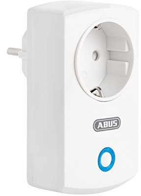 ABUS Funk-Steckdose Smartvest Erweiterung der Funk-Alarmanlage | WLAN | Smarte Lichtsteuerung | Steuerbar via App | Anwesenheitssimulation | weiß | 38833