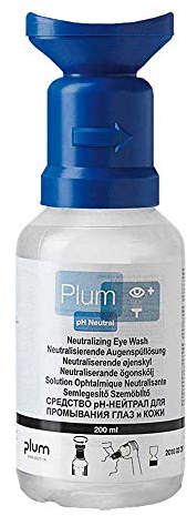 Plum 4752 Augenspülflasche pH Neutral mit 200 ml steriler Phosphatpufferlösung (4,9%)