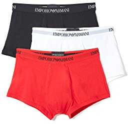 Emporio Armani Lot de 3 Shorts rétro pour Homme, Noir, XL