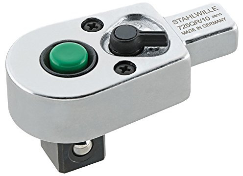 Stahlwille 725QR QuickRelease-Einsteckknarren Große 4, 1/4 Zoll für Werkzeugaufnahme, 9 x 12 mm, 58253004