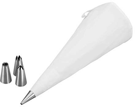 Lacor - 68973 - Juego 4 Boquillas Inox + Manga Respostera 30cm