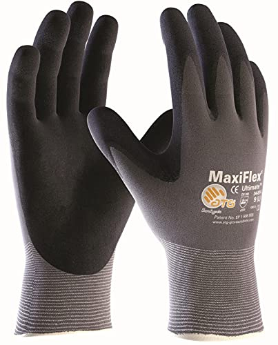 ATG MaxiFlex Ultimate Lot de 3 gants de travail et de montage (toutes les tailles), taille : 12 (XXXL)