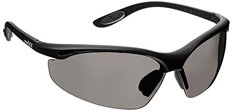 voltX 'CONSTRUCTOR' Gafas de Seguridad que cumplen con la certificación CE EN166F / Gafas para Ciclismo (AHUMADO/GRIS – sin dioptría) Safety Glasses