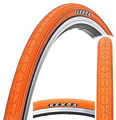 Kenda K152 neumático de bicicleta, fijo miedo, bicicleta, velocidad única, carretera, bicicleta de pista, K152, naranja