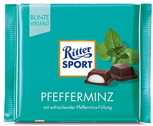 Ritter Sport Pfefferminz - Schokolade 5x100g