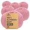 HANSA-FARM | 100% Baby Alpakawolle in 50+ Farben (kratzfrei) - 300g Set (6 x 50g) - weiche Alpaka Wolle zum Stricken & Häkeln in 6 Garnstärken by Hansa-Farm - Perlrosa Heather (Rosa)
