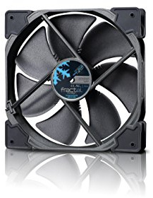 Fractal Design Ventilador Venturi HP-14 PWM Negro para PC - Alta Ventilación y Bajo Ruido, 140mm con Rodamientos FDB