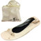 After Party Pumps®in The Nude Size UK 5-6 Ladies Roll Up Shoes Fold Up Pumps Foldable with Carrier Pouch