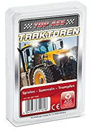 ASS Altenburger 22571161 - Top Ass Traktoren, Kartenspiel - Trumpf und Quartett