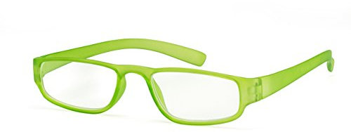 FILTRAL Extrem leichte Lesebrille in der Trendfarbe Grün/Moderne eckige Lesehilfe für Damen & Herren / +2,00 dpt F4519233