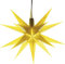 HGD CAS30189 Weihnachtsstern, Kunststoff, gelb, groß
