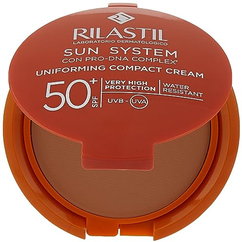 Rilastil Sun system Correttore Colore Bronzè, Coprente, Cremoso, SPF 50+, Resistente all'Acqua per Tutti i Tipi Pelle, 10g