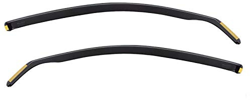 J&J AUTOMOTIVE Heko Déflecteurs d'Air et de Vent pour Audi A4 B6 / B7 4/5P. Berline, Lot de 2pcs, Teintés, Avant et Arrière, Aérodynamique
