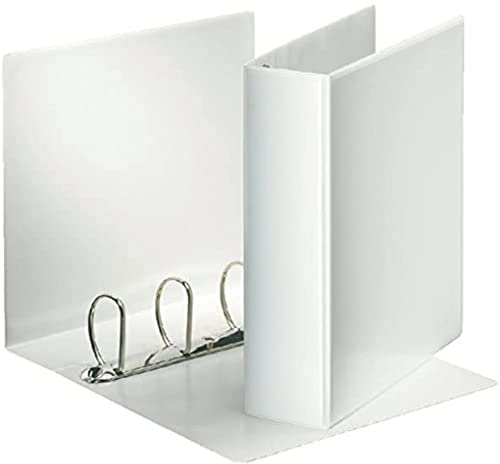 Esselte - Classeur à Couverture Personnalisable sur Trois Faces PP Dos de 7,5cm - Blanc