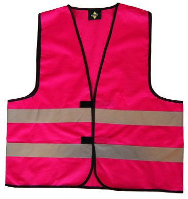 Korntex Funktionsweste, Warnweste, Signalweste - Kinder KWM100S, Magenta, S