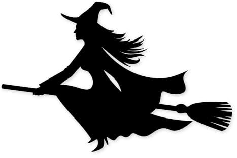 Younikat I Pegatina bruja voladora I 15 x 10 cm I negra I adhesiva para coche I camión I moto I ciclomotor I scooter I vehículos I resistente a rayos UV y intemperie I apta para el lavado I kfz_250