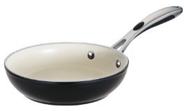 Tramontina 80110/018DS Ceramica 01 Deluxe Fry Pan, 8-Inch, Metallic Black by Tramontina
