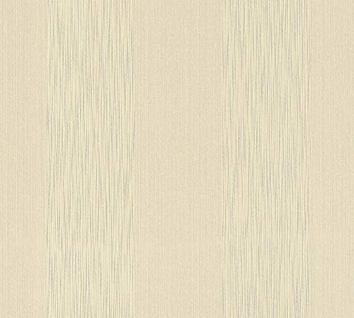 Architects Paper 956605 95660-5 Tessuto Papier peint textile avec bandes 10,05 m x 0,53 m Jaune Fabriqué en Allemagne
