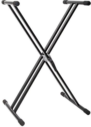 Music Store KB-8 Keyboardständer Doppel X Stativ bis 30 kg