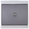 Kopp 620665083 Malta Universalschalter (Aus- und Wechsel) beleuchtet, Silber-anthrazit