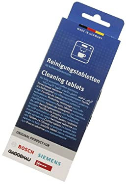 Bosch - Pastillas de limpieza para máquinas de café