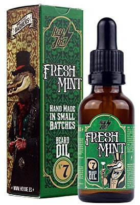 HEY JOE! - Huile À Barbe No. 7 Menthe Fraîche - Huile À Barbe Naturelle Rafraîchissante Pour Hommes Avec Parfum De Menthe Et De Pin - 30 ml