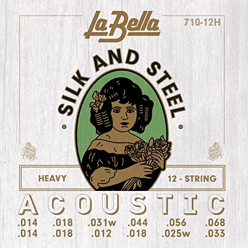 La Bella Silk & Steel Series 12-strängad tung C-inställning