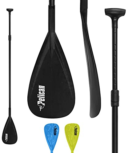 Pelican - Vortex Paddle Lightweight Fiberglass SUP Paddle - Adjustable Paddle from 180 to 220 cm (70 - 87)