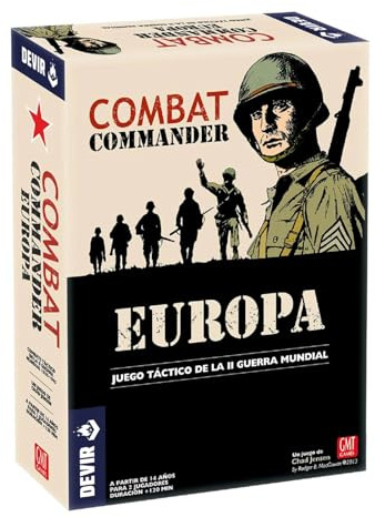 Devir - Combat Commander: Europa, Brädspel för Krig och Strategi, 2 Spelare, 14 År (BGCOMMANDER)