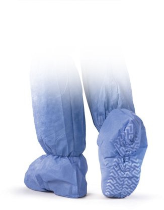 Medline Industries, rutschhemmenden, mehrschichtige Stiefel Bezüge, latexfrei, Regular, blau, 150