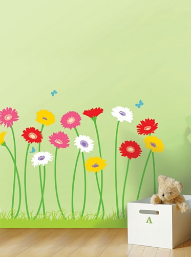 Päronträd med blommor väggklistermärke väggtatuering väggdekal