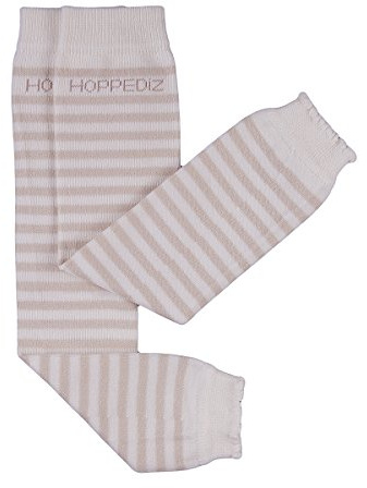 Hoppediz Babystulpen, creme sand gestreift