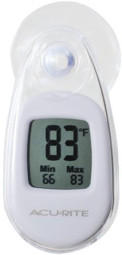 AcuRite Suction Cup Thermometer, White - 00315CADIA1