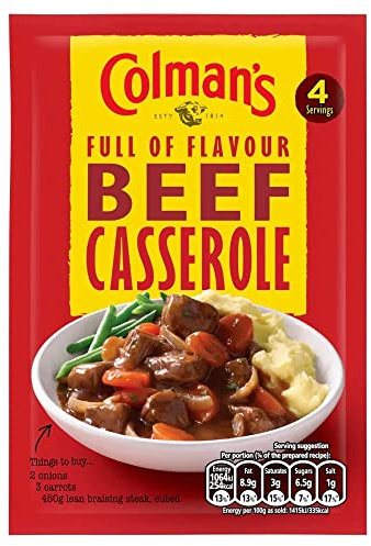 Colman's Beef Casserole Recipe Mix, 40g