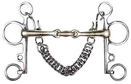 HKM 9899 Pelham Argentan,16mm, Unterzug 7cm, XL