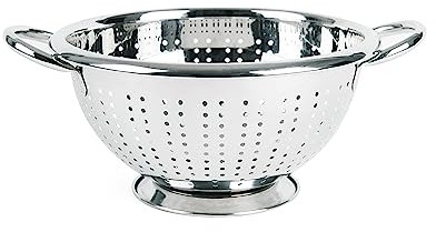 Excelsa Scolapasta Tradizionale, Acciaio Inossidabile, Argento, 22 cm