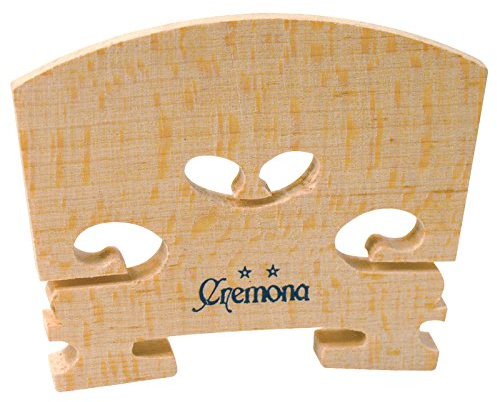 Cremona VP-202 2-Star Violin Bridge – 3/4 Size Northern Maple Replacement Part for Student and Beginner Violins