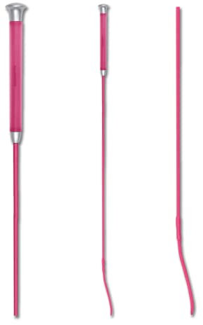 WALDHAUSEN Dressurgerte mit Gelgriff, 100 cm, pink