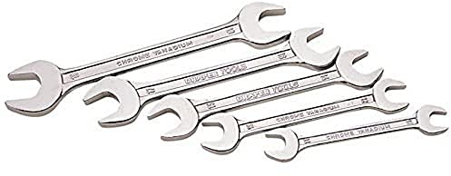 Draper 30768 Metric Double Open End Spanner Set, 5 Pieces,Blue
