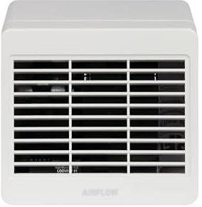 Airflow Loovent TM01-100mm/4” Extractor Fan with Adjustable Timer 5–45 Mins – Centrifugal Design, 31 l/s Airflow, Anti-Backdraught Flap, 3-Year Warranty