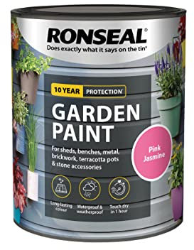 Ronseal RSLGPPJ750 GPPJ750 - Pintura de jardín rosa jazmín 750 ml, 750 ml
