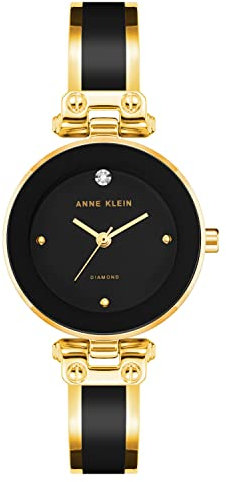 Anne Klein Montre bracelet à cadran en diamants de qualité pour femmes, AK/1980