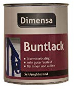 750 ml Seidenglanzlack / Buntlack Eitianblau Ral.5010