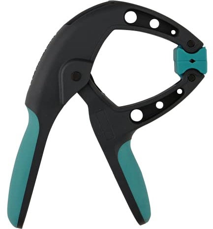 wolfcraft Pince à ressort PRO 40-3626000 - Pour une utilisation confortable, idéale pour les projets de bricolage et de modélisme - Ouverture 40mm