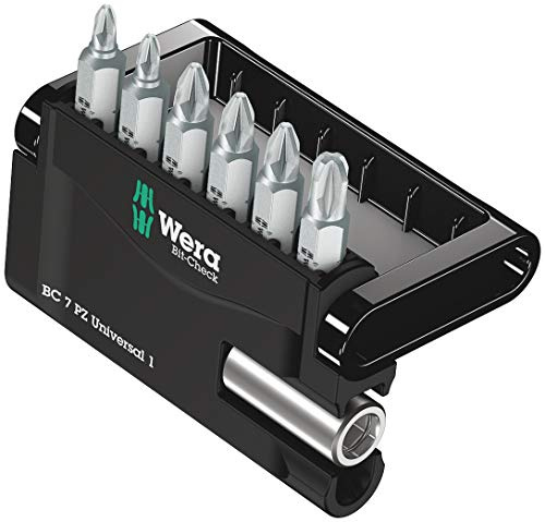 Wera Bit-Sortiment, Bit-Check 7 PZ Universal 1, 7-teilig, 05056296001