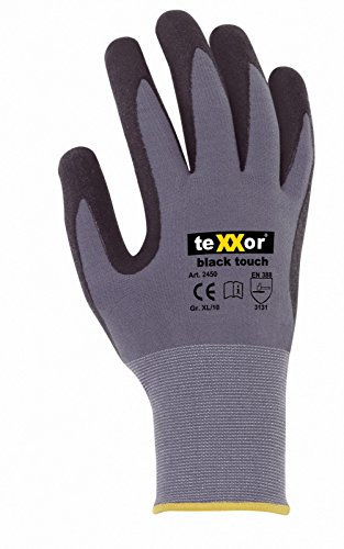 2er Pack Texxor Black Touch Arbeitshandschuh, Montagehandschuhe, Größe:11 (XXL)